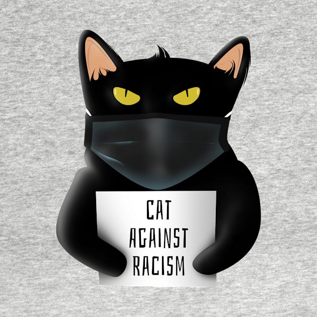 Cat against racism by Rishirt